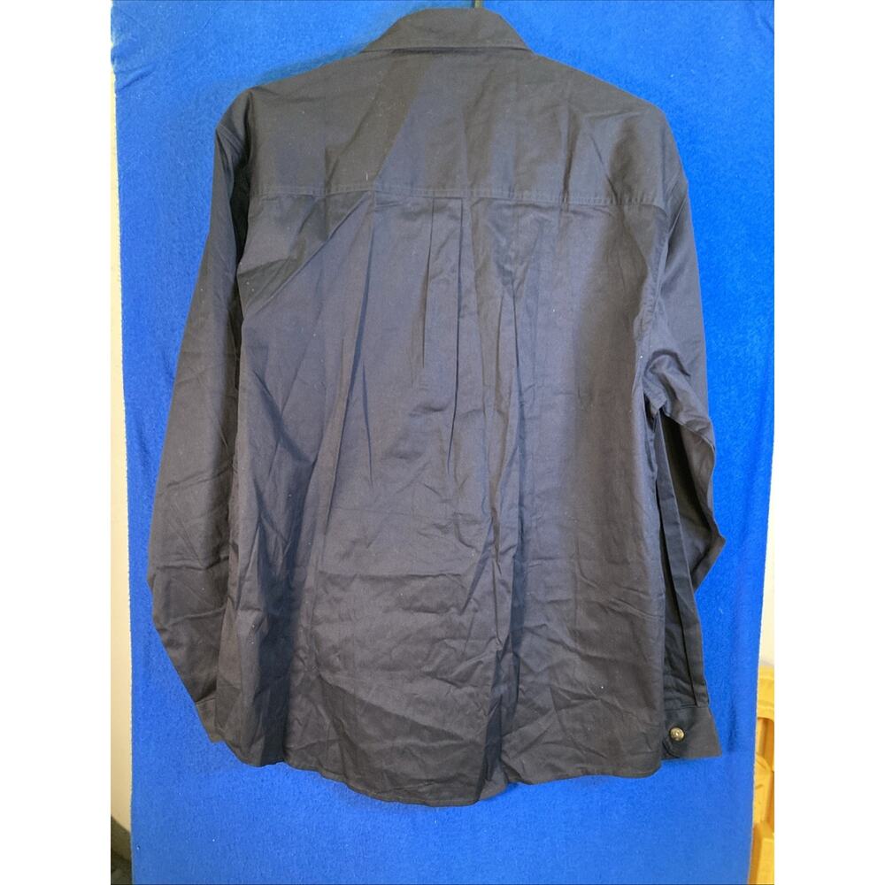 Realtree Men's Large Blue Button Down Shirt Long Sleeve Outdoor Workwear NWOT - Picture 15 of 16